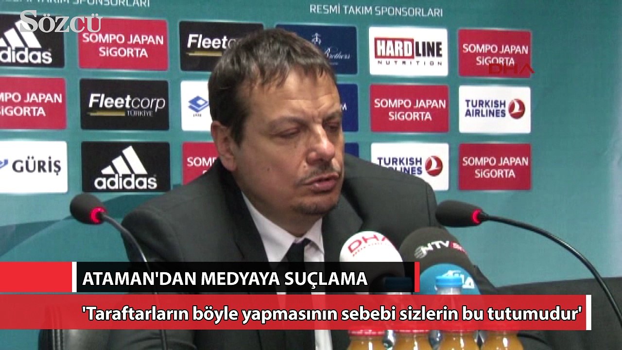 Ergin Ataman’dan medyaya suçlama
