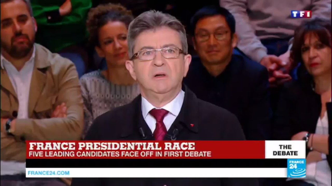 Left-wing candidate Jean-Luc Mélenchon: "I will put an end to the presidential monarchy"