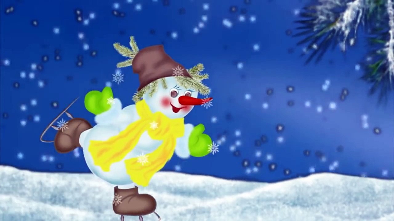 Новогодний мультик. Детская песенка Маленькой елочке ПРОФЕССОР_КАРАПУЗ