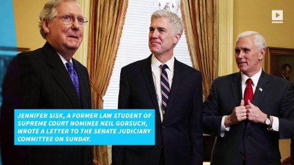 Supreme Court nominee Gorsuch: 'Pregnant women manipulate employers'