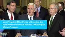 Mike Pence to receive 'Working for Woman' award