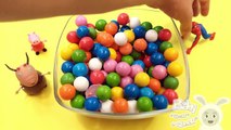 Bubble Gum Candy Party! Find Toys with lot of Colours and GumBalls! Part 3