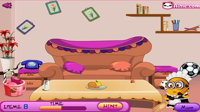 Minions Sala Limpia | Mejor Juego para las Niñas Bebé, Juegos Para Jugar