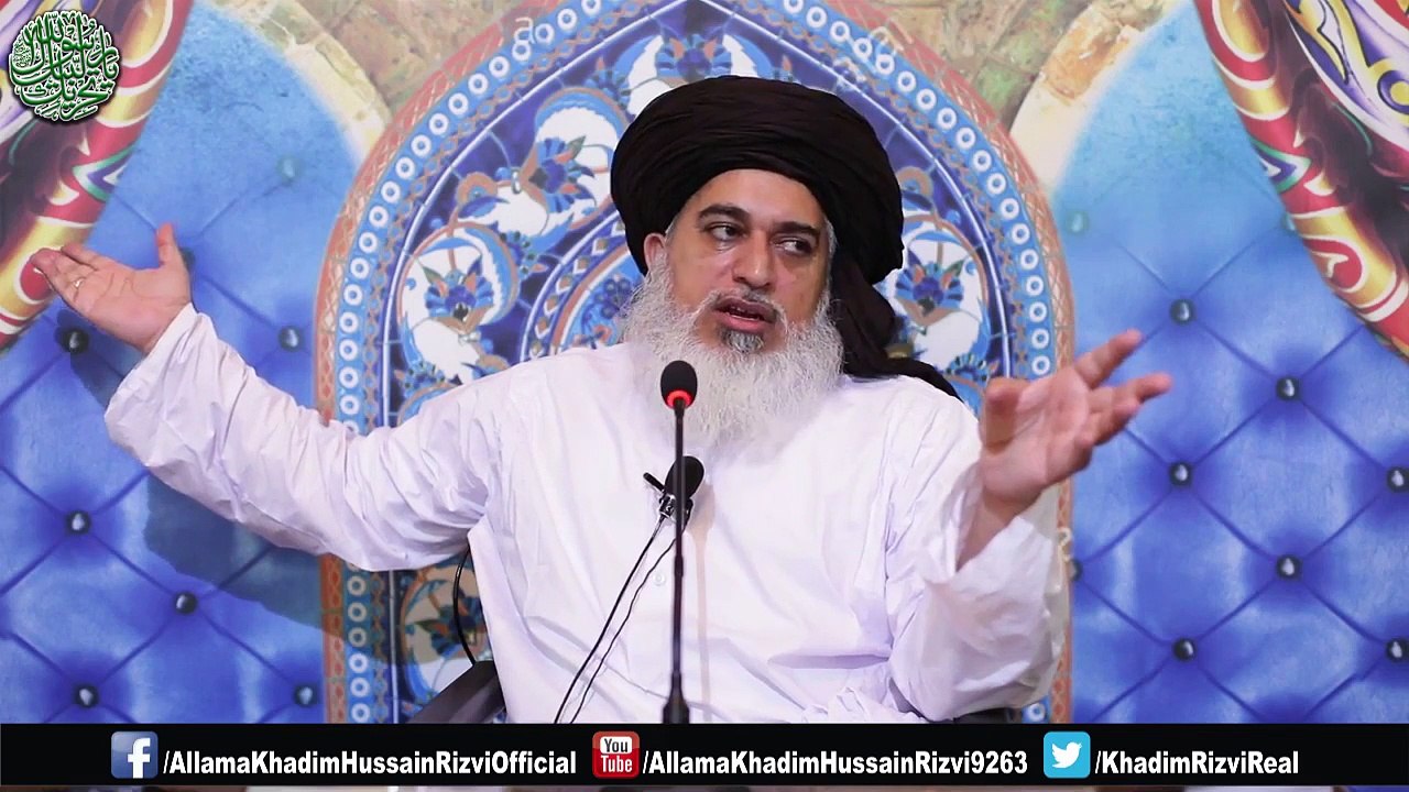 Allama Khadim Hussain Rizvi Bashing Nawaz Sharif