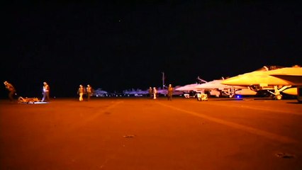 Night Flight Ops Aboard the USS Eisenhower