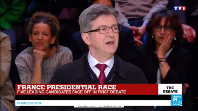 Jean-Luc Mélenchon: Only two people are concerned by affairs, François Fillon and Marine Le Pen