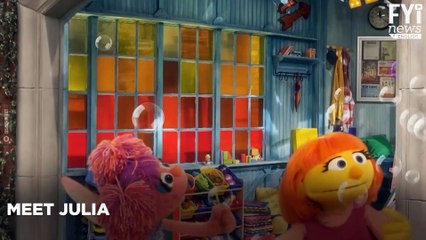 Julia, new character in Sesame Street, has autism
