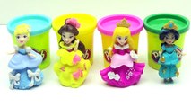 Play Doh Dresses Disney Princesses Elsa Anna Rapunzel Belle Ariel Cinderella Rainbow Merma