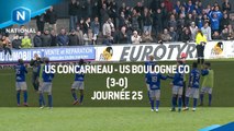 J25 : US Concarneau - US Boulogne CO (3-0), le résumé