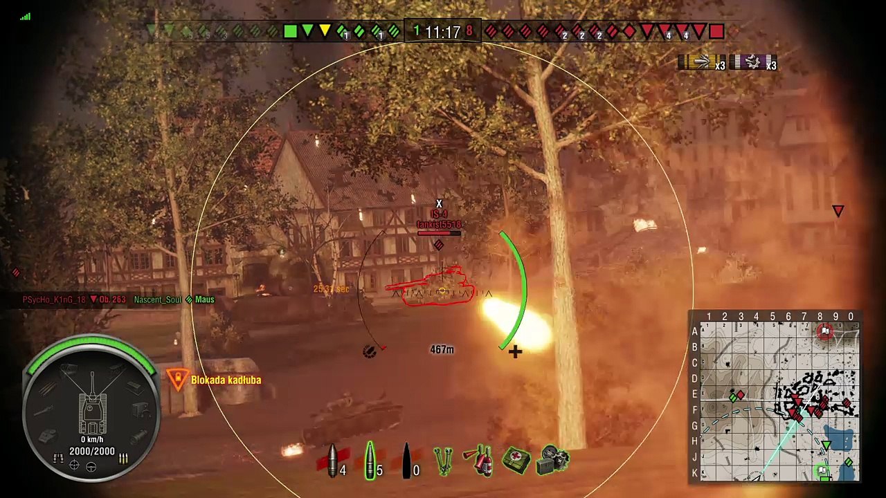 World of Tanks FV215b 183 one shot #6