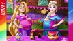И Анна Барби красавица Компиляция дисней платье Эльза Игры беременные Принцесса Рапунцель вверх ariel