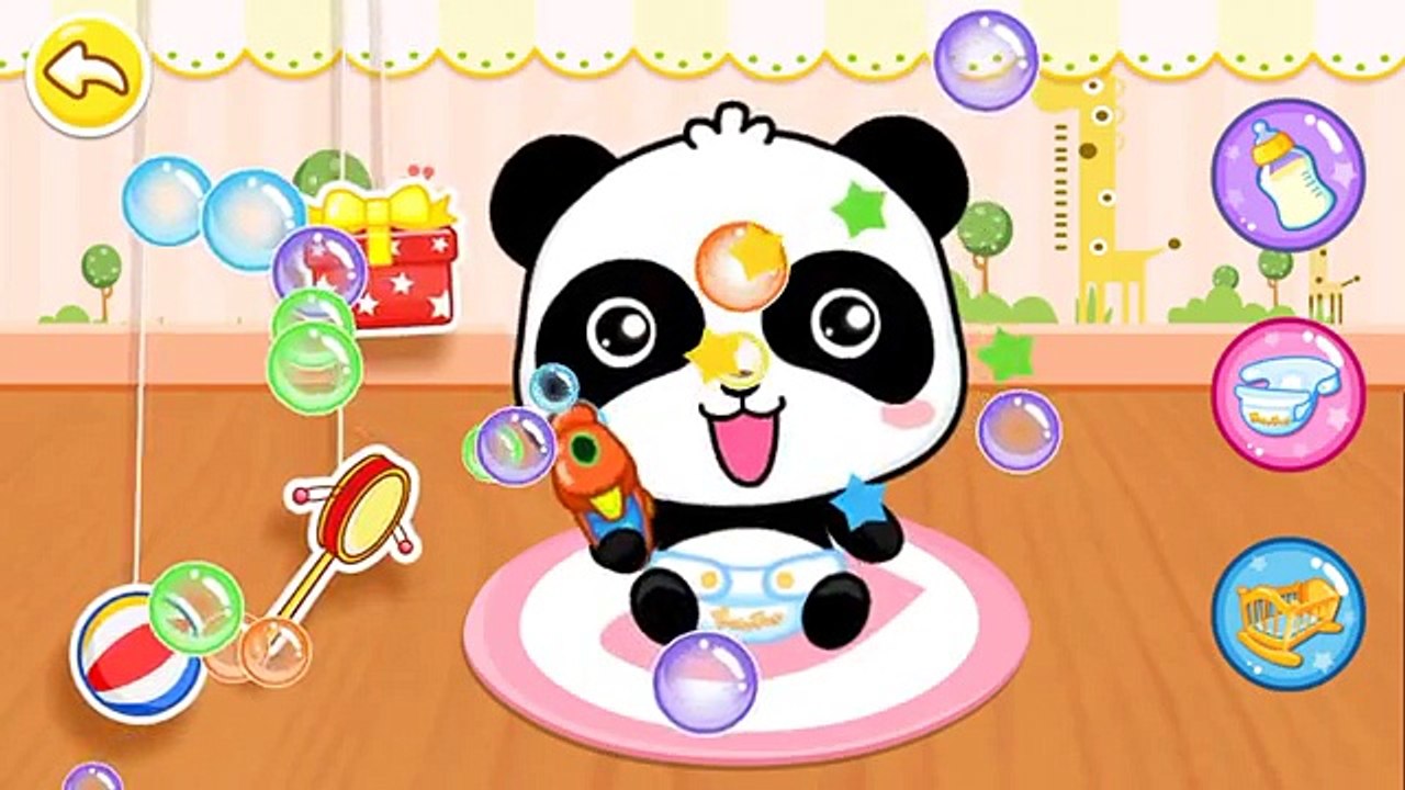 Baby Panda care Game for kids App Gameplay Video Educational Pretend Play Android