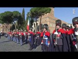 Roma - Mattarella depone una corona in occasione della Giornata dell’Unità Nazionale (17.03.17)
