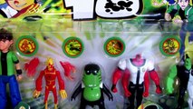 BEN 10 Surprise Eggs Opening – Ben 10 Alien Heroes Toys for Kids