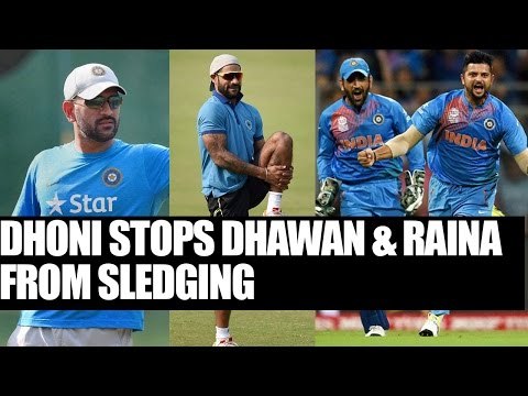 MS Dhoni stops Shikhar Dhawan, Suresh Raina from sledging Watson | Oneindia News