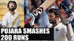 Cheteshwar Pujara hits double century in 525 balls during Ranchi test | Oneindia News