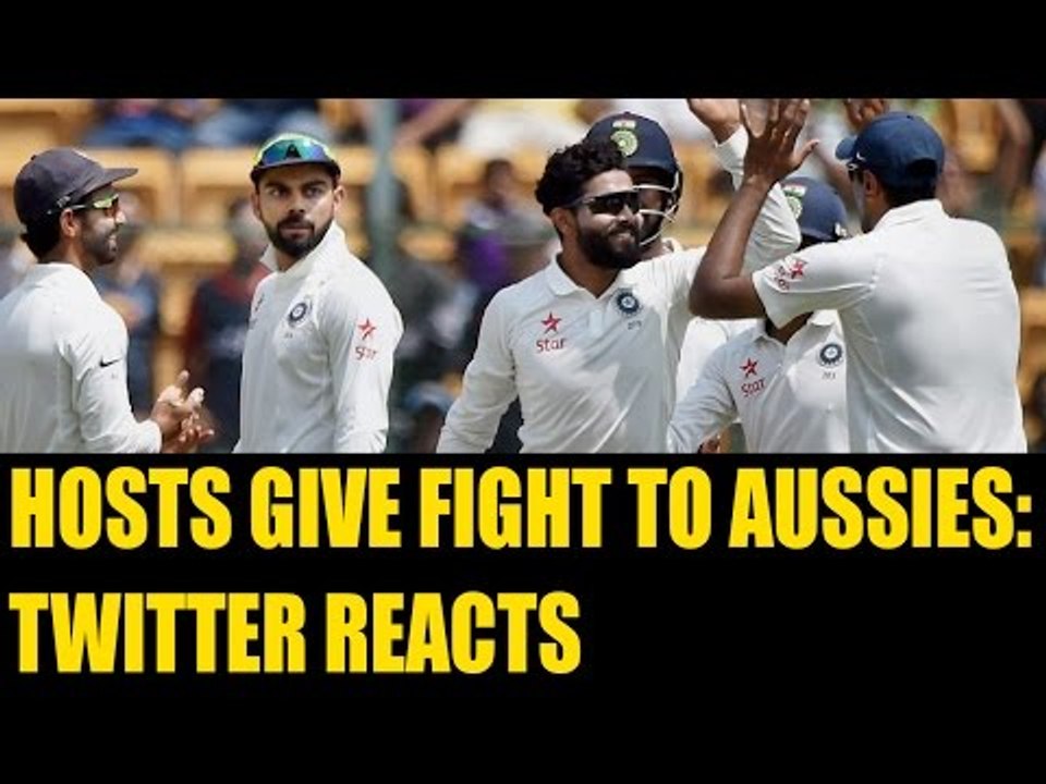 India vs Australia: Hosts give fight to Aussies; Twitter hails Kohli & Co. | Oneindia News