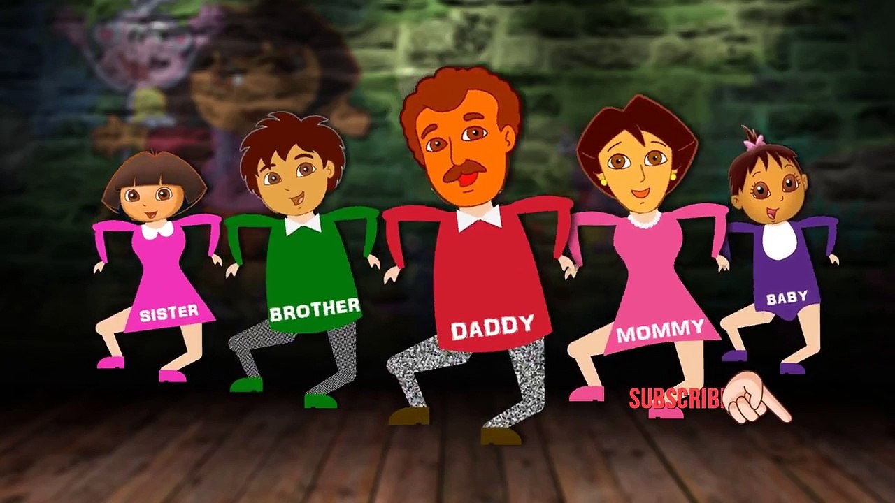 Dora the Explorer Finger Family Nursery Rhymes - Songs for Children