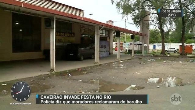 Caveirão invade festa no Rio de Janeiro e destrói até o palco
