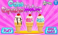 Ice Cream Cone Cupcakes Gameplay - Fun Cooking Games