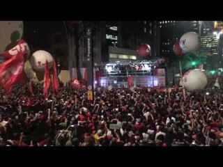 Durante Ato contra a Reforma da Previdência, Lula discursa