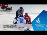 Korea vs Italy highlights | Ice sledge hockey | Sochi 2014 Paralympic Winter Games