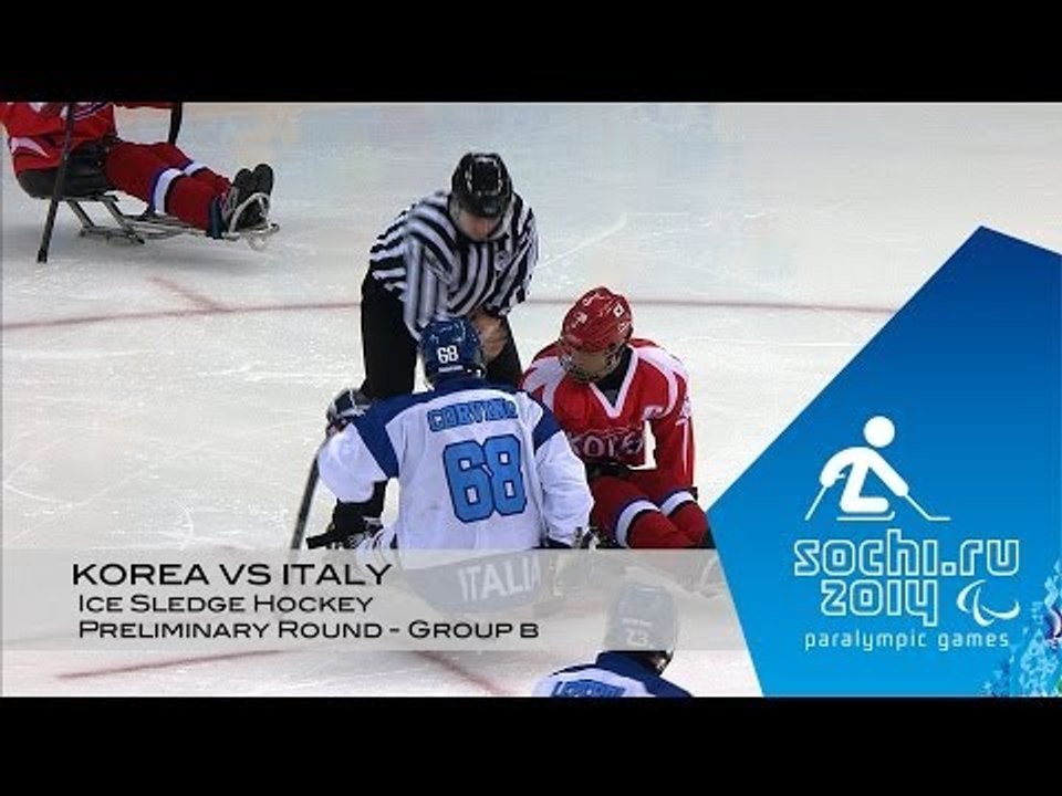 Korea vs Italy highlights | Ice sledge hockey | Sochi 2014 Paralympic Winter Games