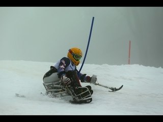 Jasmin Bambur (1st run) | Men's super combined sitting | Alpine skiing | Sochi 2014 Paralympics