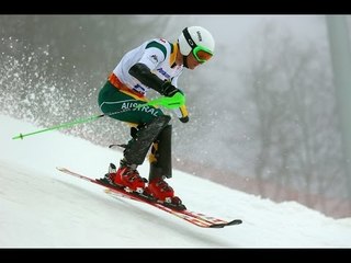 Mitchell Gourley  (1st run) | Men's super combined standing | Alpine skiing | Sochi 2014 Paralympics