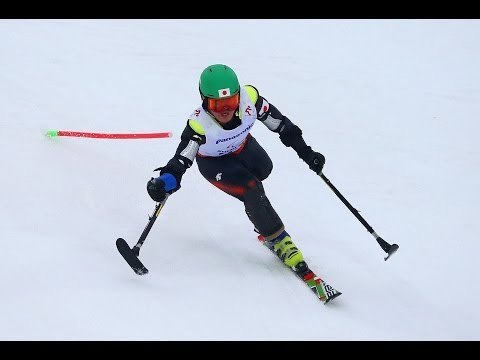 Hiraku Misawa (1st run) | Men's super combined standing | Alpine skiing | Sochi 2014 Paralympics