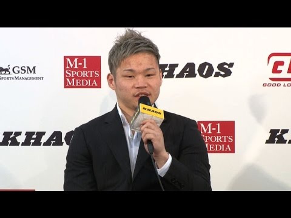 「KHAOS.1」3.18（土）新宿FACE 翔也 一夜明け会見/KHAOS Press Conference
