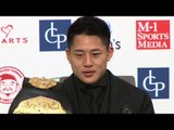 「K-1 WORLD GP」2.25代々木 一夜明け会見　スーパー・フェザー級新王者・大雅、目指すは完全無欠のチャンピオン！