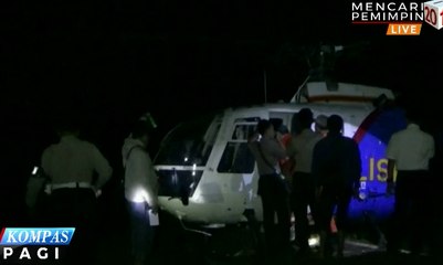 Helikopter Polri Mendarat Darurat di Lahan Warga