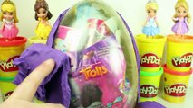 GIANT JASMINE Surprise Egg Play Doh - Disney Aladdin Toys Princess Palace Pets Lalaloopsy