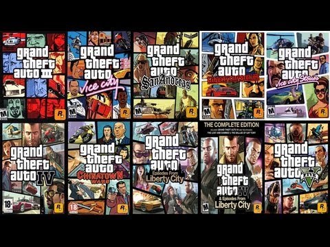 GTA : Toutes les meilleures jaquettes de la série !