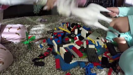 Bad Baby Twins - Real Life Poop Diaper & Food Fight, Whip Cream Pie | Kate and Lilly vs Ba