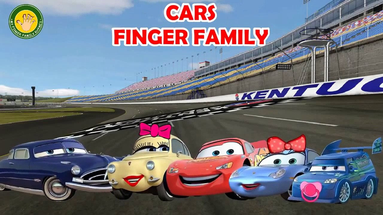 Finger Family CARS Nursery Rhymes for Children Babies and Toddlers