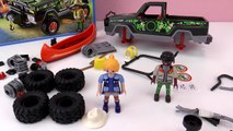 Playmobil Abenteuer-Pickup für Safari Wild Life - Auf in die Wildnis mit Kanu-Playmobil au