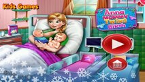 Anna Elsa And Rapunzel Birth Care Game - Pregnant Disney Frozen Sisters And Rapunzel Baby