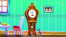 Hickory Dickory Dock Nursery Rhyme With Lyrics - Cartoon Animation Rhymes _ Songs for Children