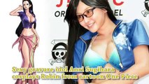 Anri Sugihara; Gravure idol cosplays Robin from cartoon One Piece