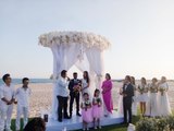 Toàn Cảnh Đám cưới lãng mạn trên biển của Nguyệt Ánh và chồng Ấn Độ