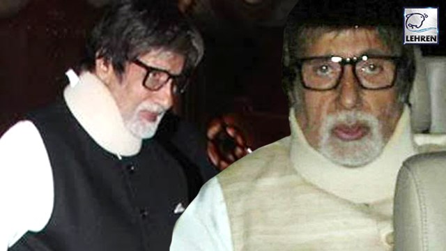 Amitabh Bachchan Suffers Neck Injury | LehrenTV