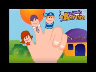Canciones infantiles - FAMILIA DE DEDOS - Cantando con Adriana