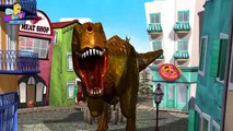 Finger Family Hulk Vs Dinosaurs Cartoons | Wee Willie Winkie Nursery Rhymes for Children
