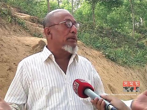 অবাধে কাটা হচ্ছে ব্রাহ্মণবাড়িয়ার সীমান্তবর্তী এলাকায় পাহাড়