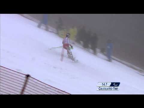 Mac Marcoux (1st run) | Men's super combined visually impaired | Alpine skiing | Sochi 2014