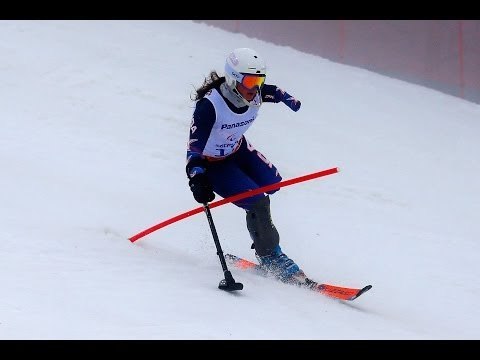 Stephanie Jallen (1st run) | Women's super combined standing | Alpine skiing | Sochi 2014