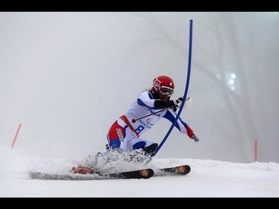 Marie Bochet (1st run) | Women's super combined standing | Alpine skiing | Sochi 2014 Paralympics