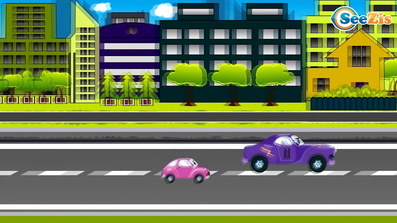 Emergency Vehicles - The Police Car - Service Vehicles - The Tow Truck. Car Cartoons for children